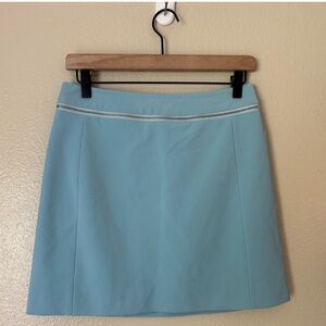 Karen Millen Sky Blue Mini Skirt (petite)